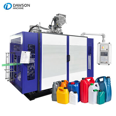 Купить 5L двойная станция с одной головкой автоматическая HDPE Adblue Jerry Can Extrusion Blow Moulding Machine online manufacture