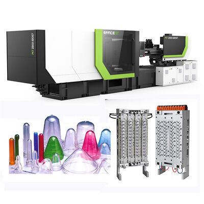 Купить 76.5 кВт Мощность 48 полости ПЭТ преформы инжекционной формования с 10 секунд на выстрел времени цикла online manufacture