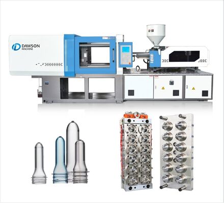 Купить ПЭТ преформы инжекционная литья машина с 530 мм переключательным ходом и 56 мм диаметром винта для высокой производительности online manufacture