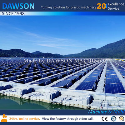 Автоматическая плавучая пластиковая платформа для изготовления понтонов