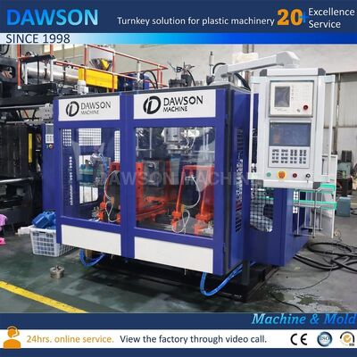 Заказчик указал напряжение 4L 5L PP HDPE очистительная масло молочная бутылка бочка барабан формования экструзионная машина формования дуновения