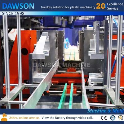 Заказчик указал напряжение 4L 5L PP HDPE очистительная масло молочная бутылка бочка барабан формования экструзионная машина формования дуновения