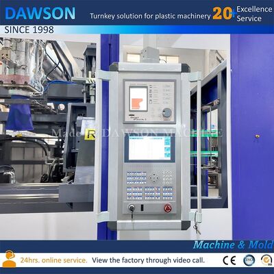 4 Шрубовая зона нагрева Пластиковая машина для формования HDPE Джерикан бутылки Линия производства Сцепление Сила 270 KN Технология