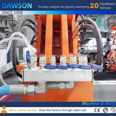 130 кг в час Выпуск Экструзионная формовая машина для HDPE 5L Jerrycan высокоскоростного производства пластика