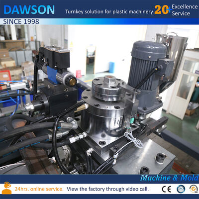 138 кВт Мощность нагрева винтом 5 л 10 л Канистра HDPE Выдувная формовочная машина Двухпозиционная экструзионно-выдувная формовочная машина Ход открытия формы 250-600 мм