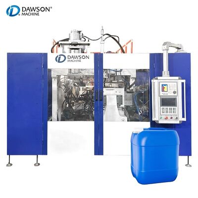 Производственная мощность 130 кг в час, машина для выдува пластиковых канистр, однопозиционная, одношпиндельная головка, с панелью управления на китайском и английском языках