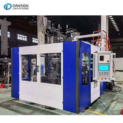 Hydraulic servo motor extrusion blow molding machine producing 20 liters HDPE plastic jerrycan oil bottle single station