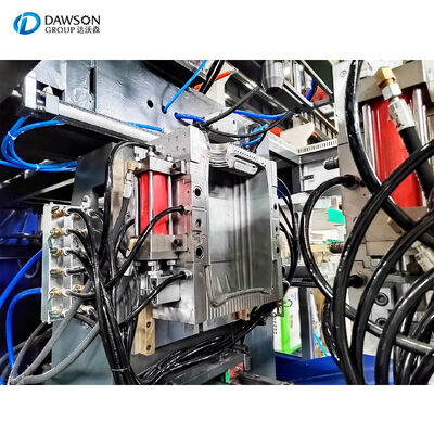 Hydraulic servo motor extrusion blow molding machine producing 20 liters HDPE plastic jerrycan oil bottle single station