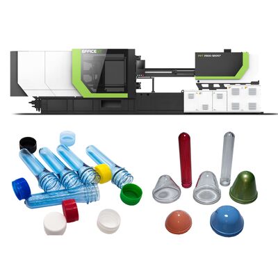 ПЭТ преформы инжекционной формования машины с 1 до 180 оборотов в минуту скорость винта 200 тонн зажимательной силы и энергосберегающий сервомотор