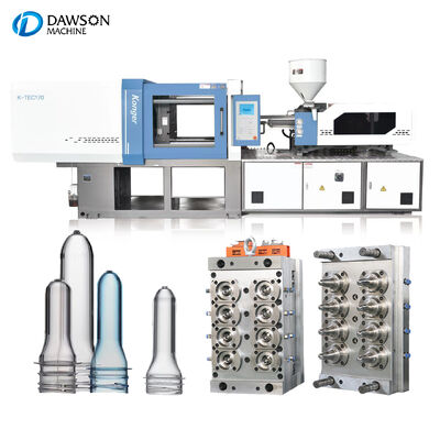 Машина для формования ПЭТ с давлением впрыска 160 МПа, высокая производительность и масса машины 13,8 т