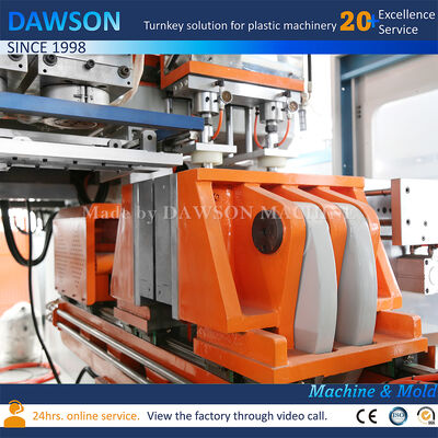 Полностью электрические 5L Hdpe стиральные бутылки моющего средства дуновная литья машина три головы экструзии дуновная литья машина