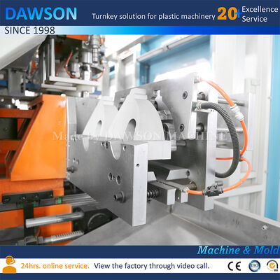 Полностью электрическая двухпозиционная экструзионно-выдувная машина для производства канистр из ПНД объемом 3 л и 5 л