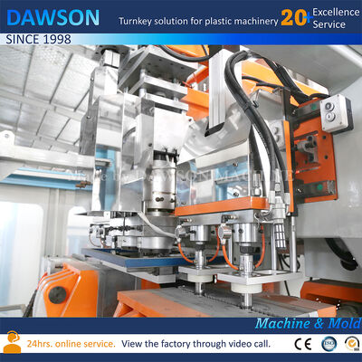 Полностью электрические 5L Hdpe стиральные бутылки моющего средства дуновная литья машина три головы экструзии дуновная литья машина