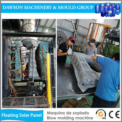 Машина прессформы дуновения панели солнечных батарей пластиковой воды HDPE поверхностная пластиковая плавая